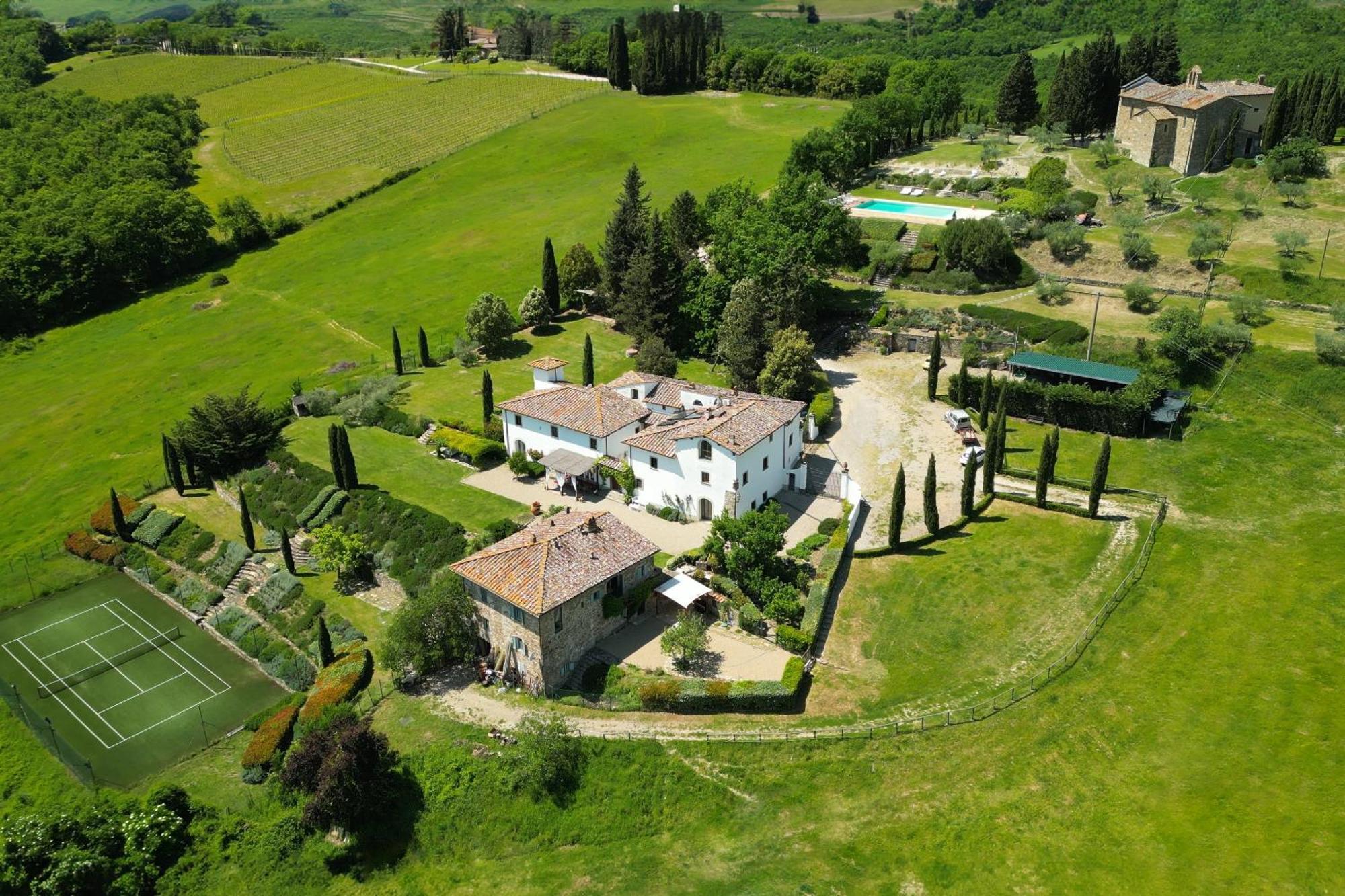 Rignana Estate Villa เกรเว อิน เคียนตี ภายนอก รูปภาพ